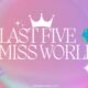 LAST FIVE MISS WORLD