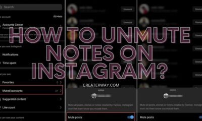HOW TO UNMUTE NOTES ON INSTAGRAM?