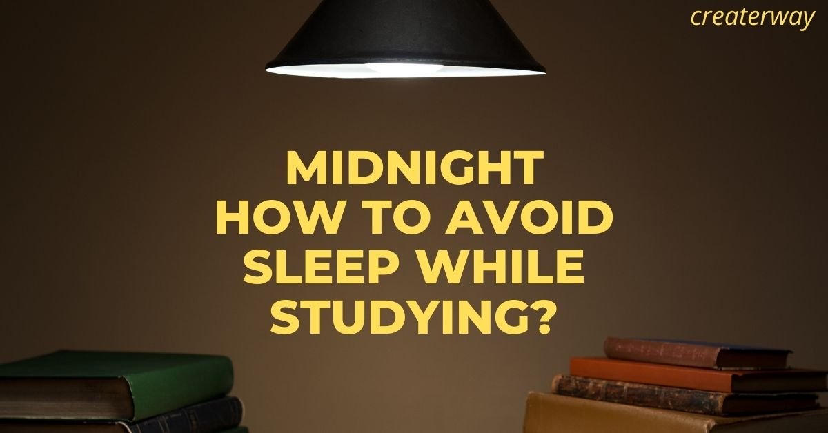 HOW TO AVOID SLEEP WHILE STUDYING?