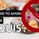 WHAT FOODS TO AVOID WHILE ON ELIQUIS