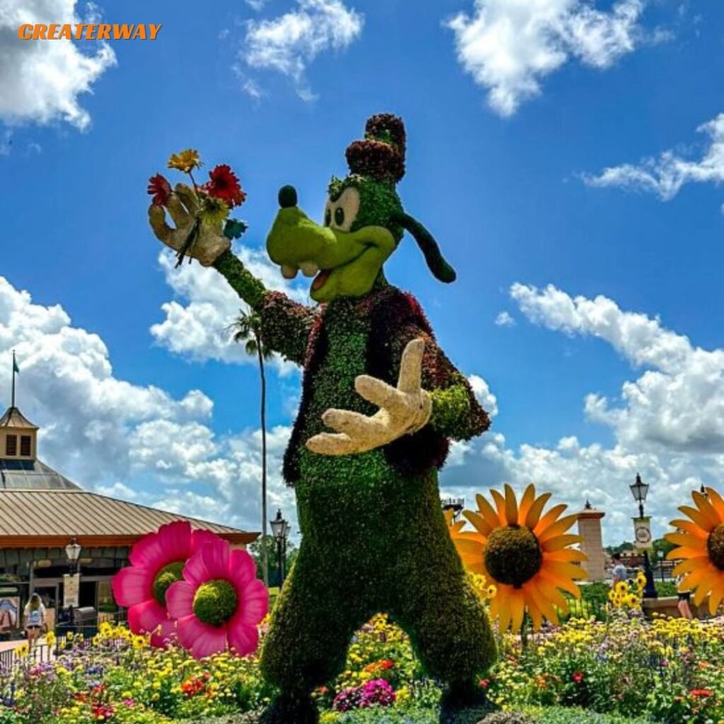 Goofy as topiary